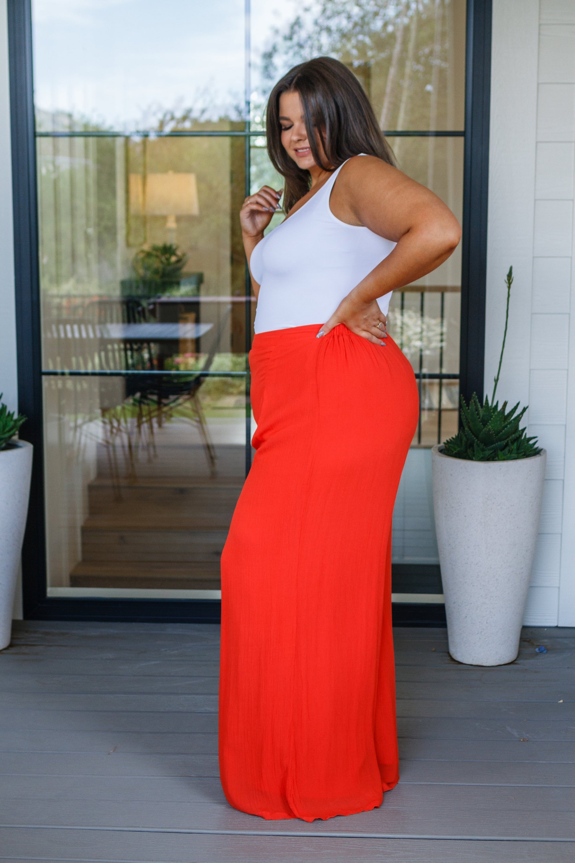 Not So Subtle Wide Leg Pants - Shop All Around Divas