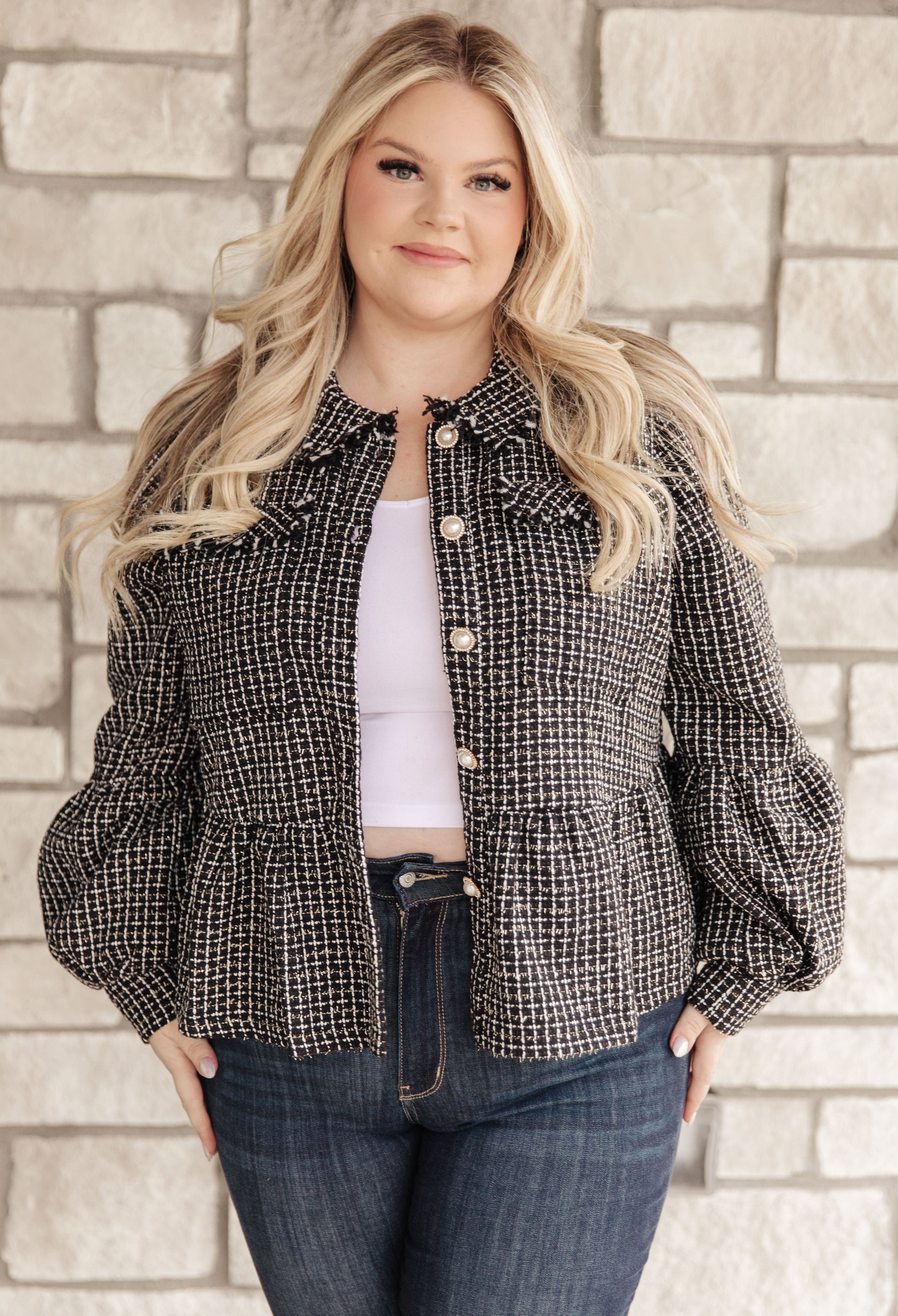 Number Five Tweed Jacket - Shop All Around Divas