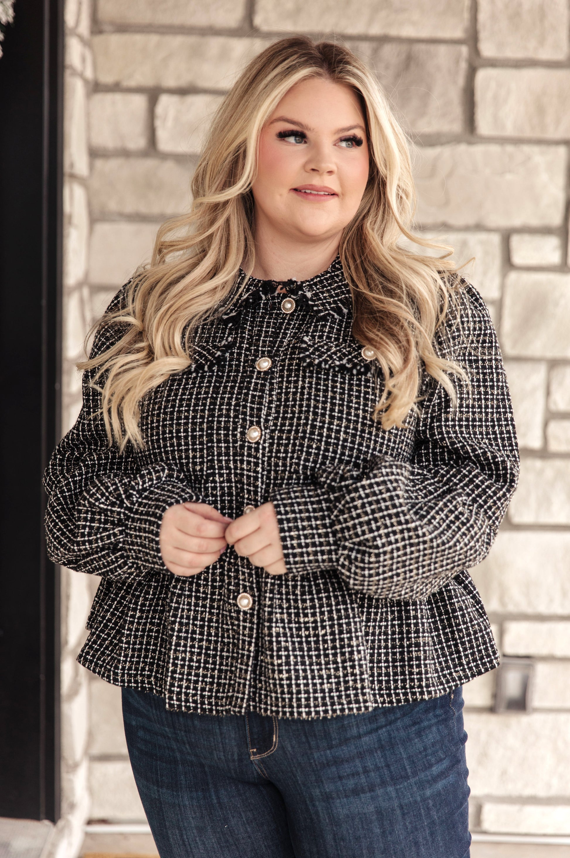 Number Five Tweed Jacket - Shop All Around Divas