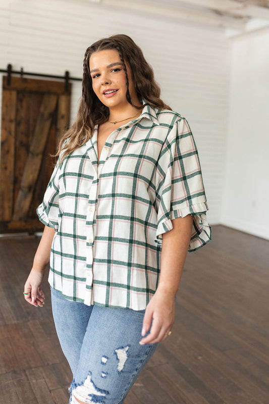 Perfect Picnic Plaid Top - Shop All Around Divas