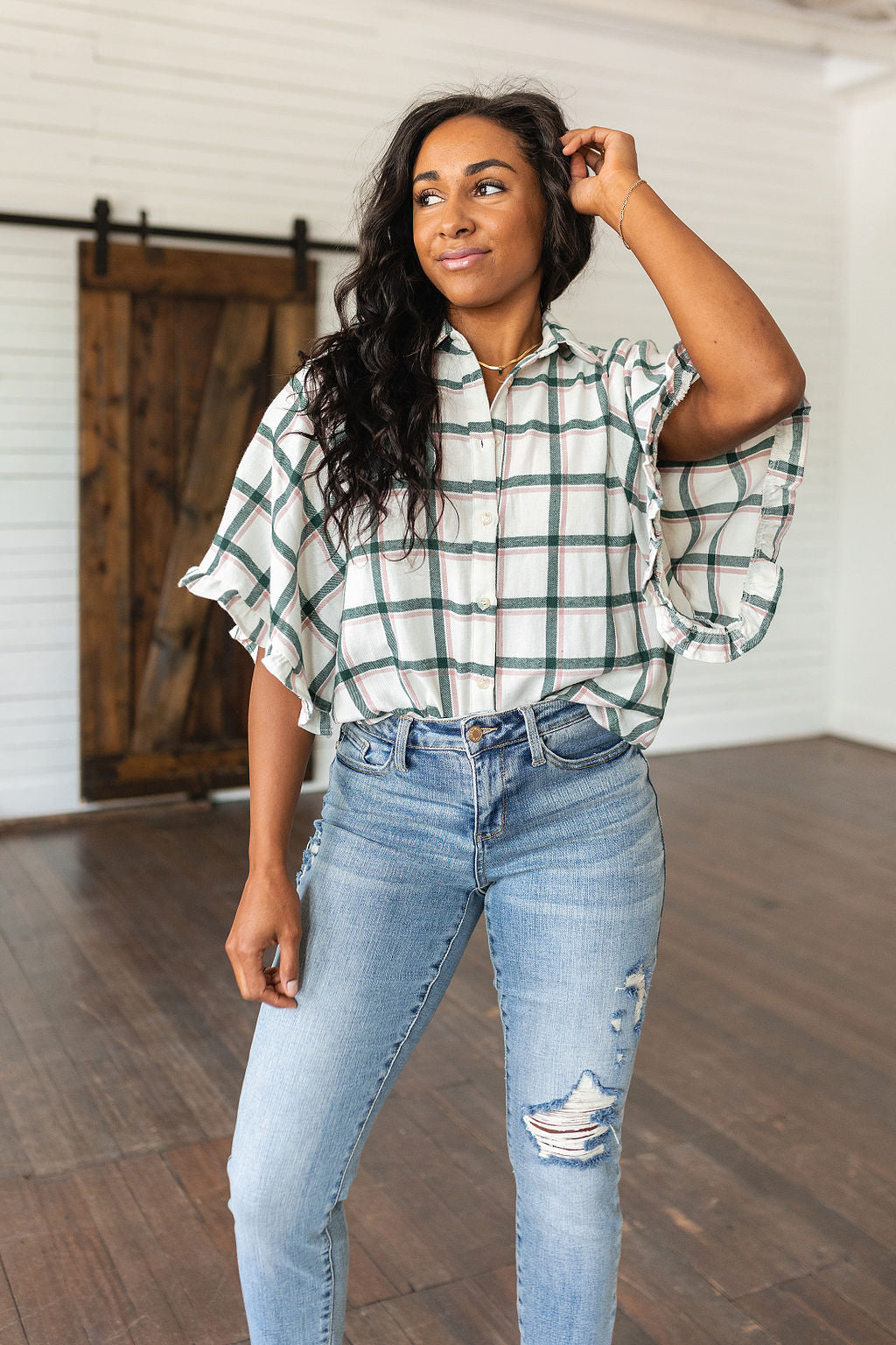 Perfect Picnic Plaid Top - Shop All Around Divas