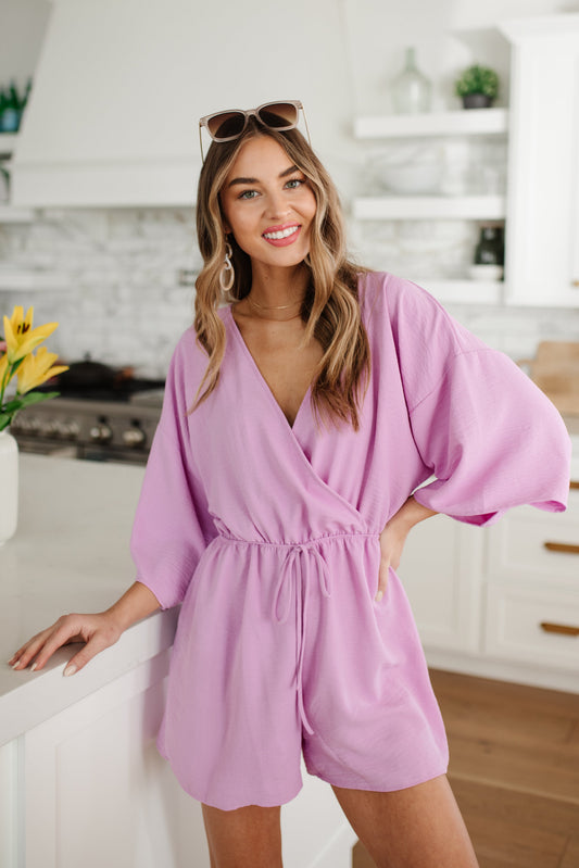 Purple Promise Romper - Shop All Around Divas