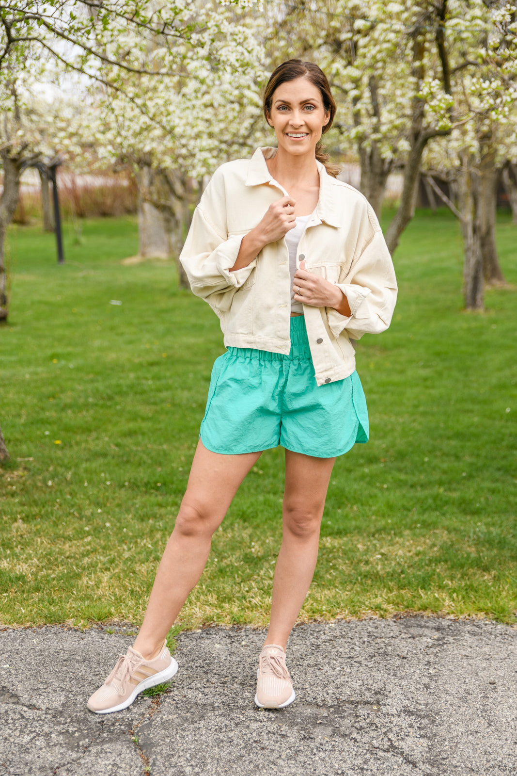 Potential Energy Shorts in Mint - Shop All Around Divas