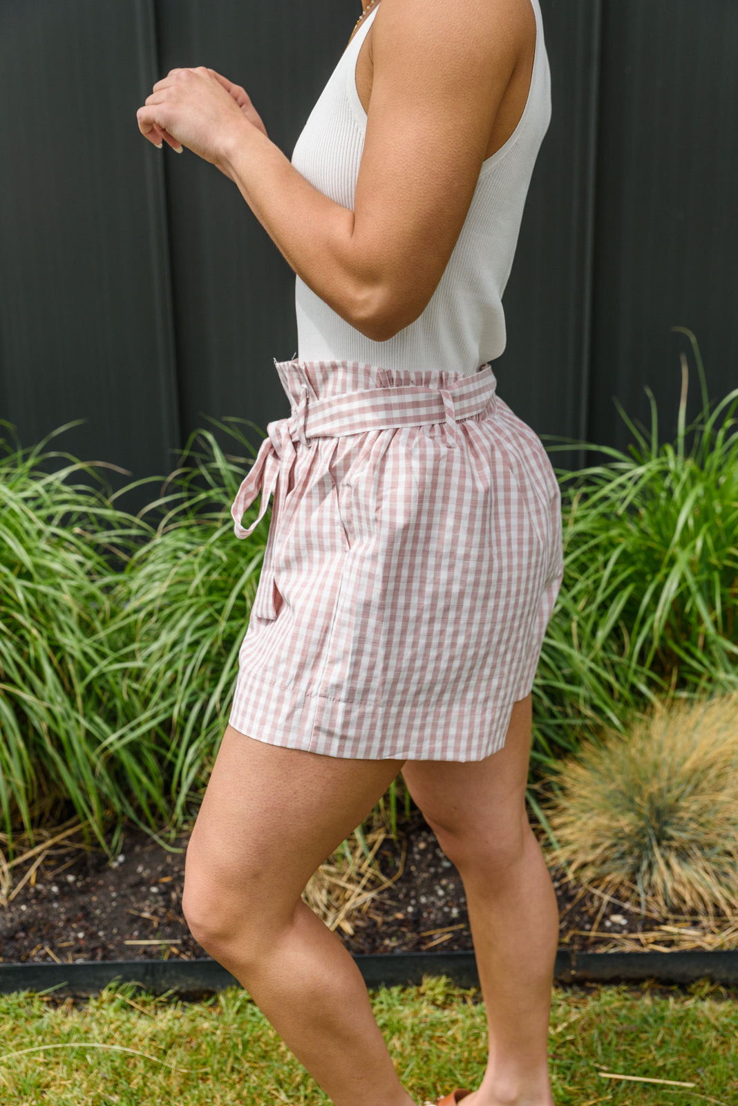 Prim & Pretty Gingham Tie Shorts - Shop All Around Divas