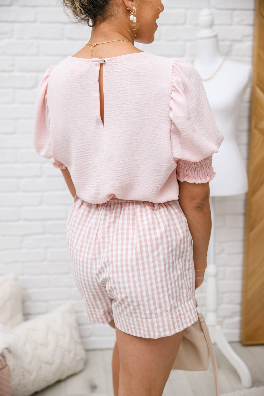 Prim & Pretty Gingham Tie Shorts - Shop All Around Divas