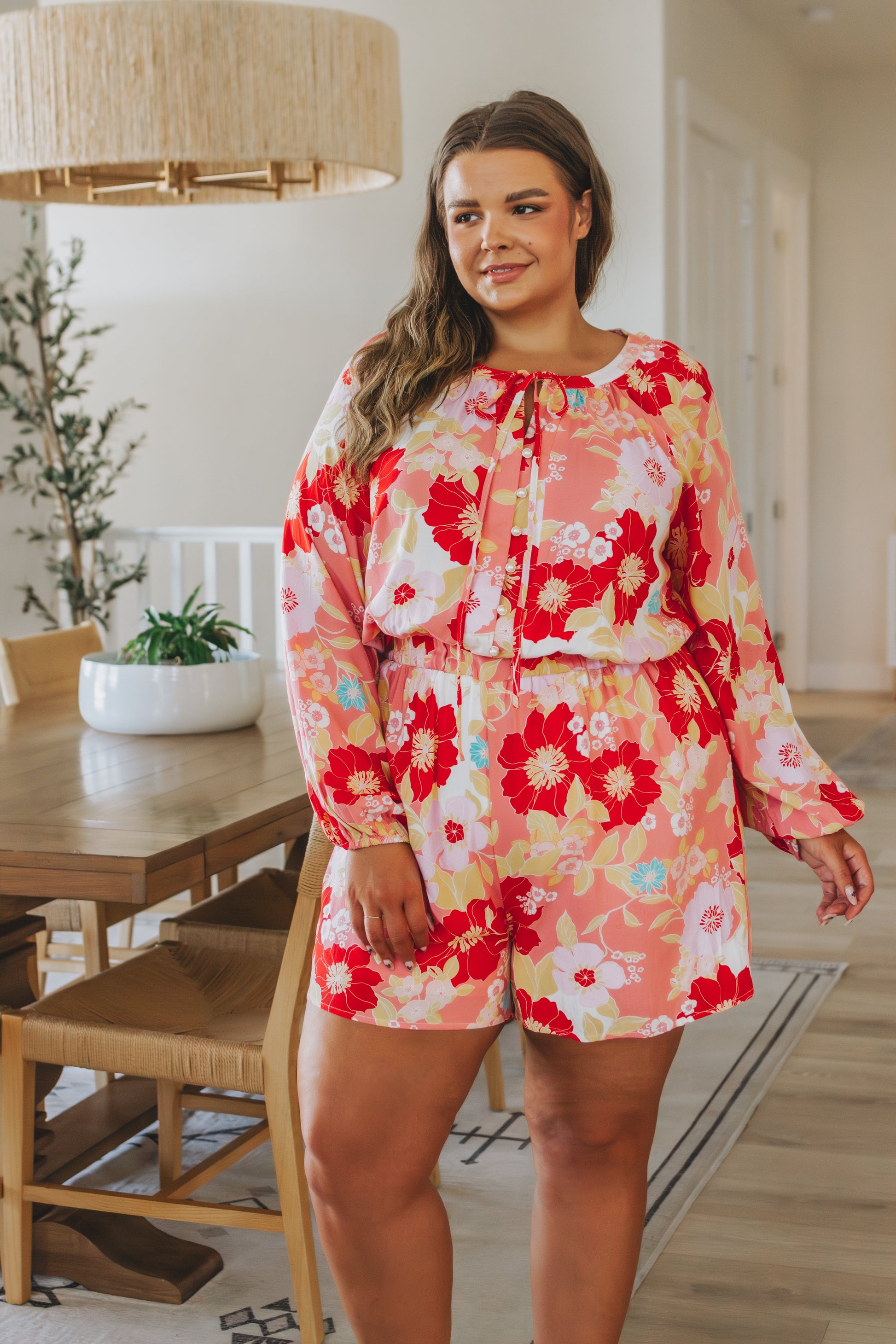 Rare Beauty Floral Romper - Shop All Around Divas