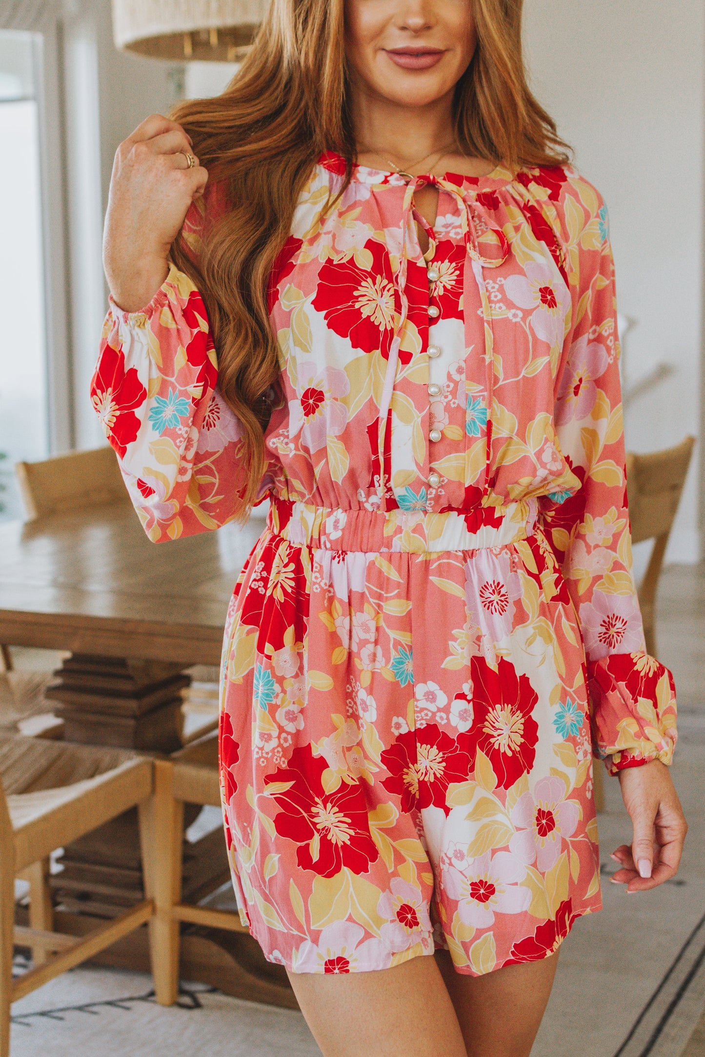 Rare Beauty Floral Romper - Shop All Around Divas