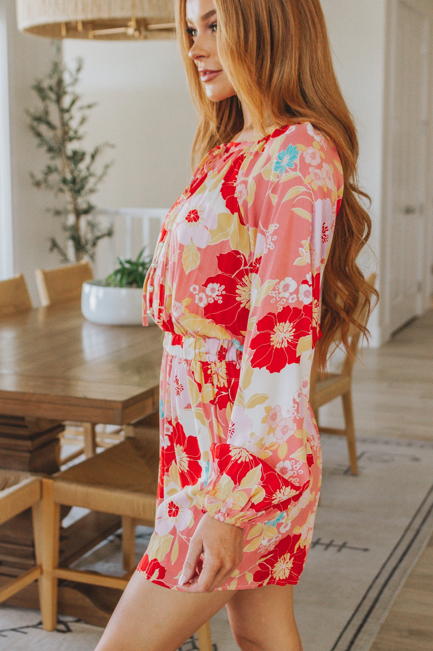 Rare Beauty Floral Romper - Shop All Around Divas