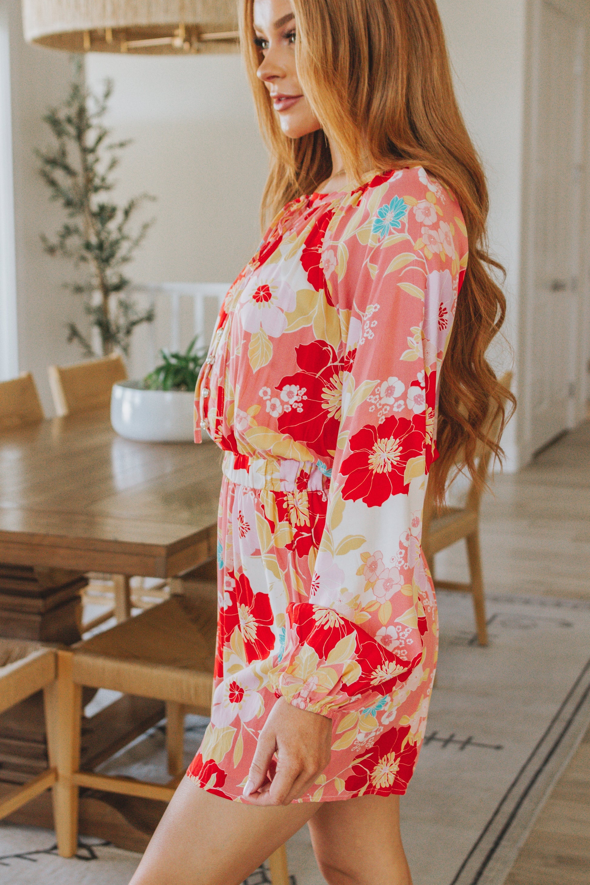 Rare Beauty Floral Romper - Shop All Around Divas