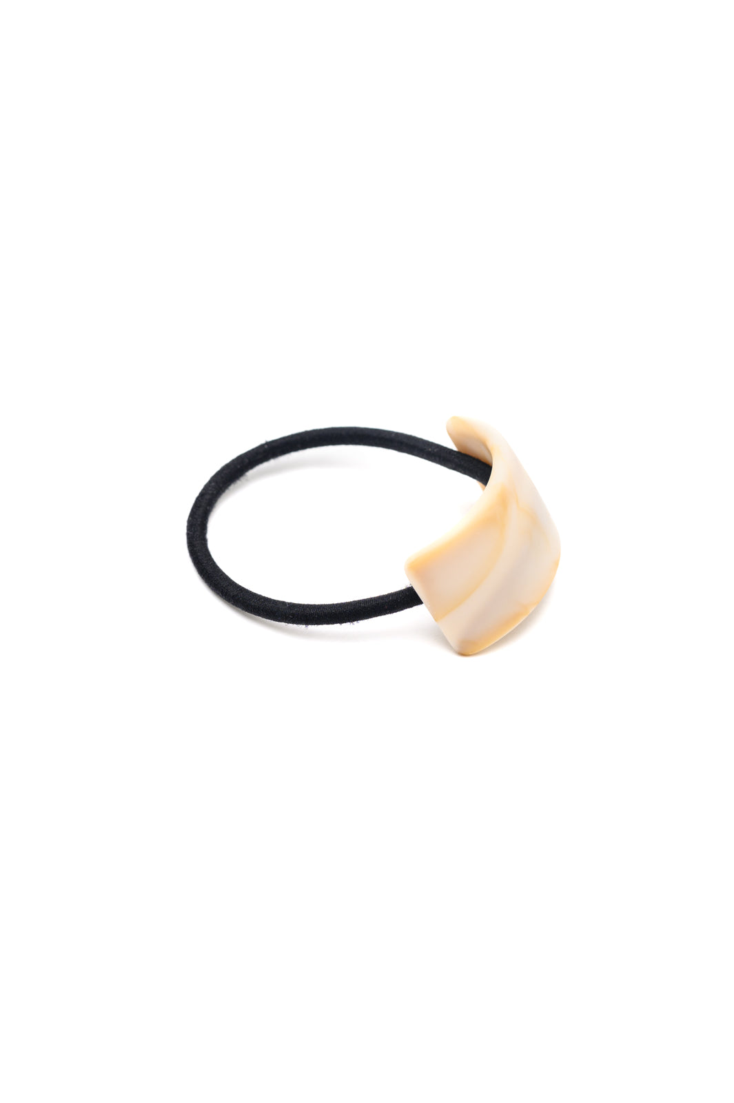 Rectangle Cuff Hair Tie Elastic in Ivory - Shop All Around Divas