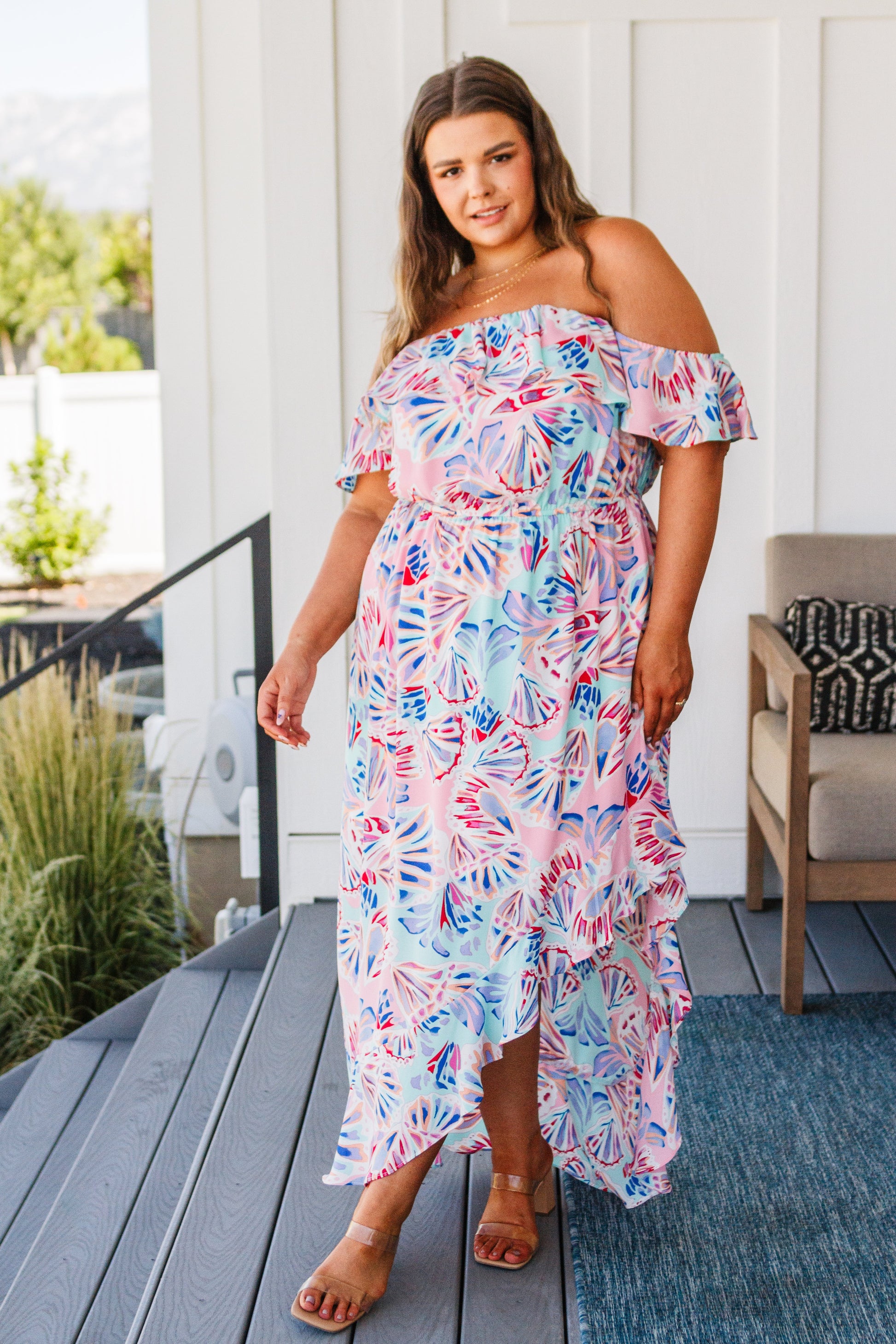 She Sells Sea Shells Maxi Dress - Shop All Around Divas