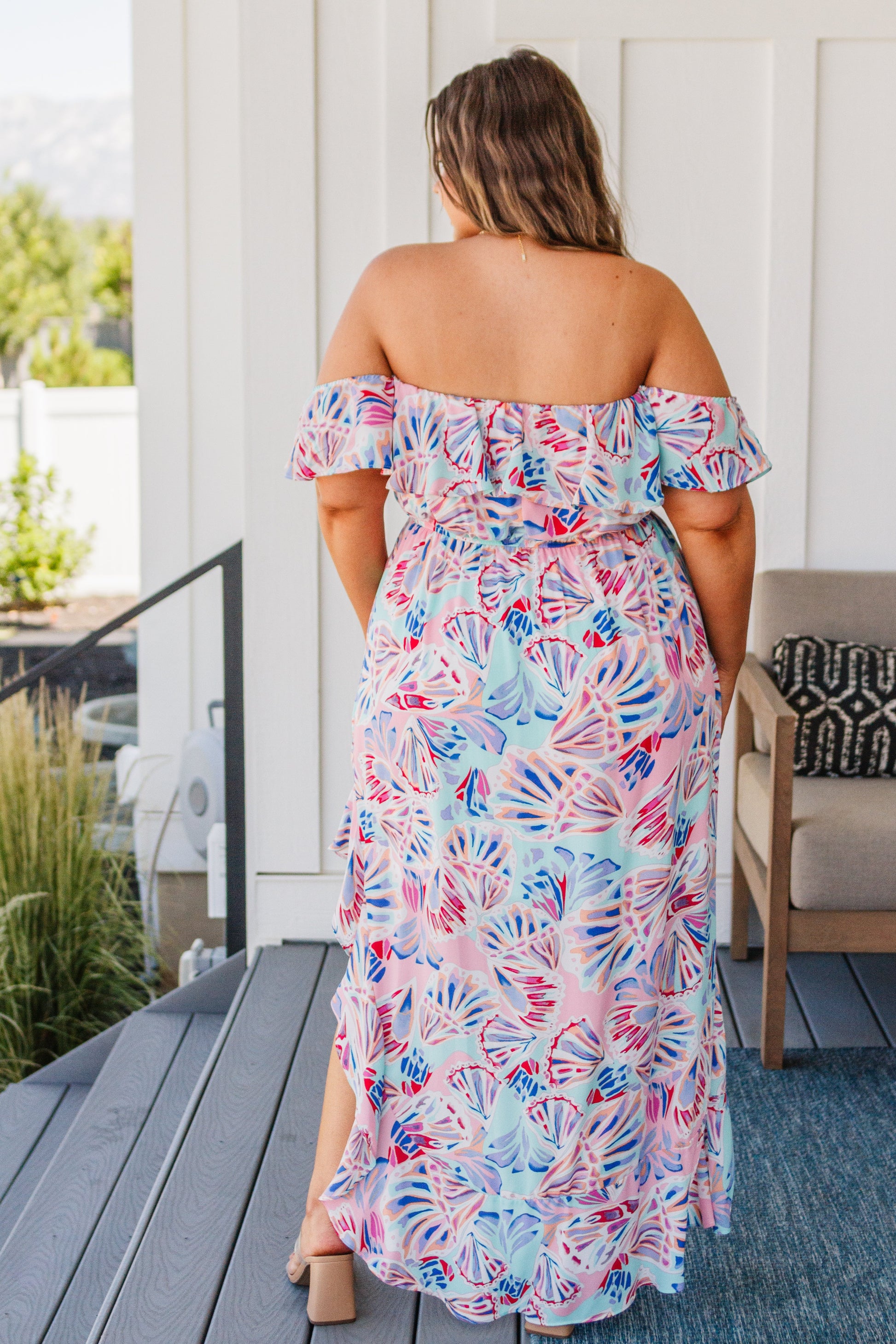 She Sells Sea Shells Maxi Dress - Shop All Around Divas