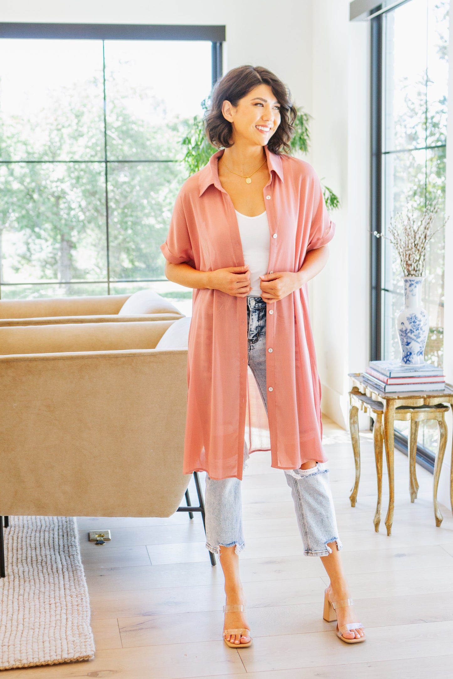 Timeless Appeal Shirtdress - Shop All Around Divas