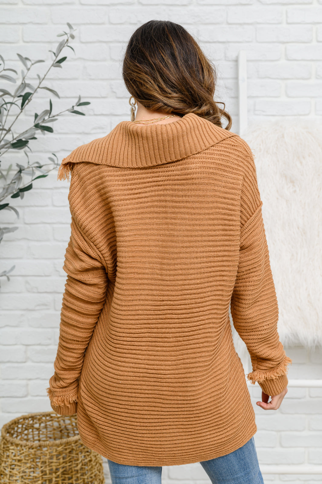 Travel Far & Wide Sweater in Taupe - Shop All Around Divas