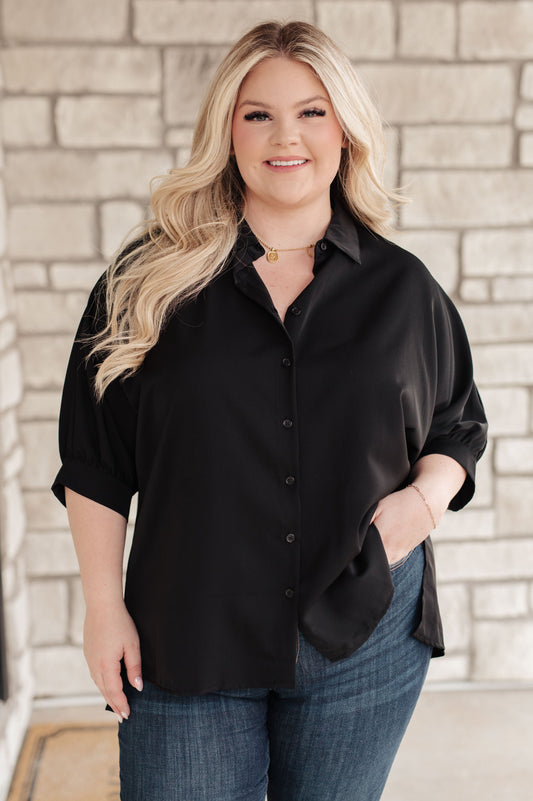 Turned Out Perfect Oversized Button Down Shirt - Shop All Around Divas