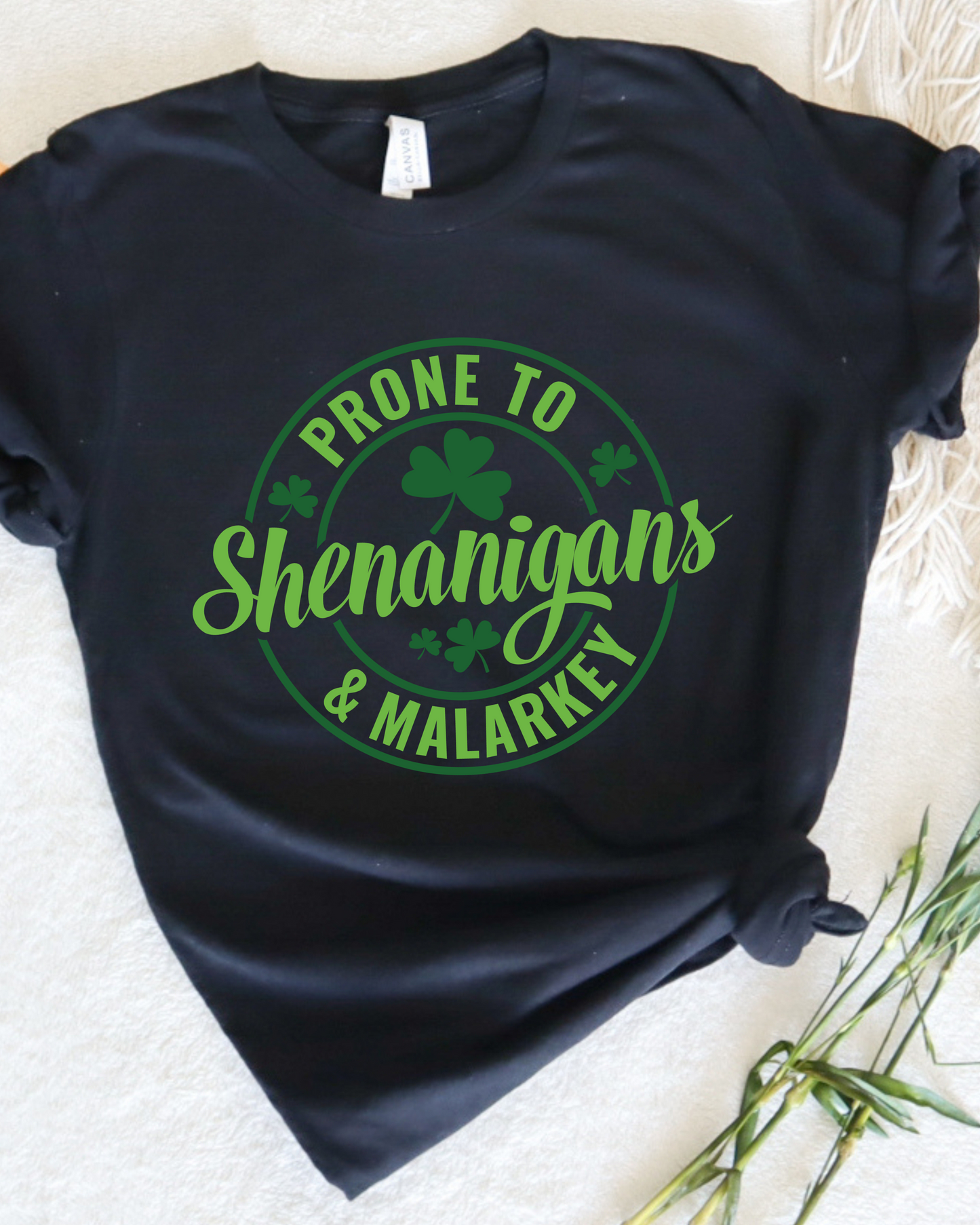 PRONE TO SHENANIGANS TEE (BELLA CANVAS) - 3 Colors