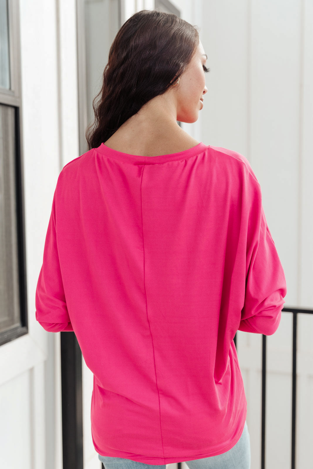 Lovely Ladder V Neck Top in Pink - Shop All Around Divas