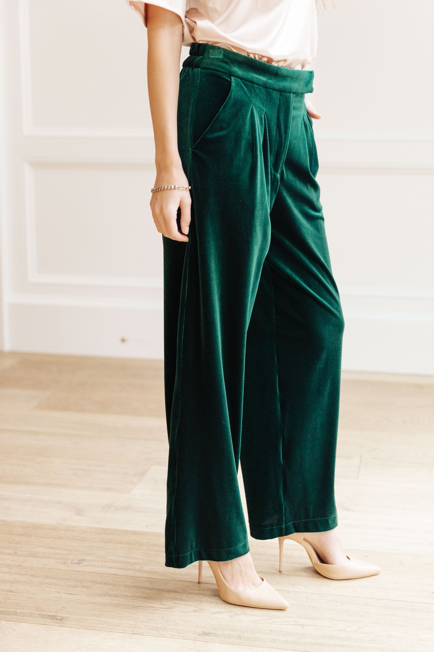 Velvet Elvis Wide Leg Velvet Pants - Shop All Around Divas