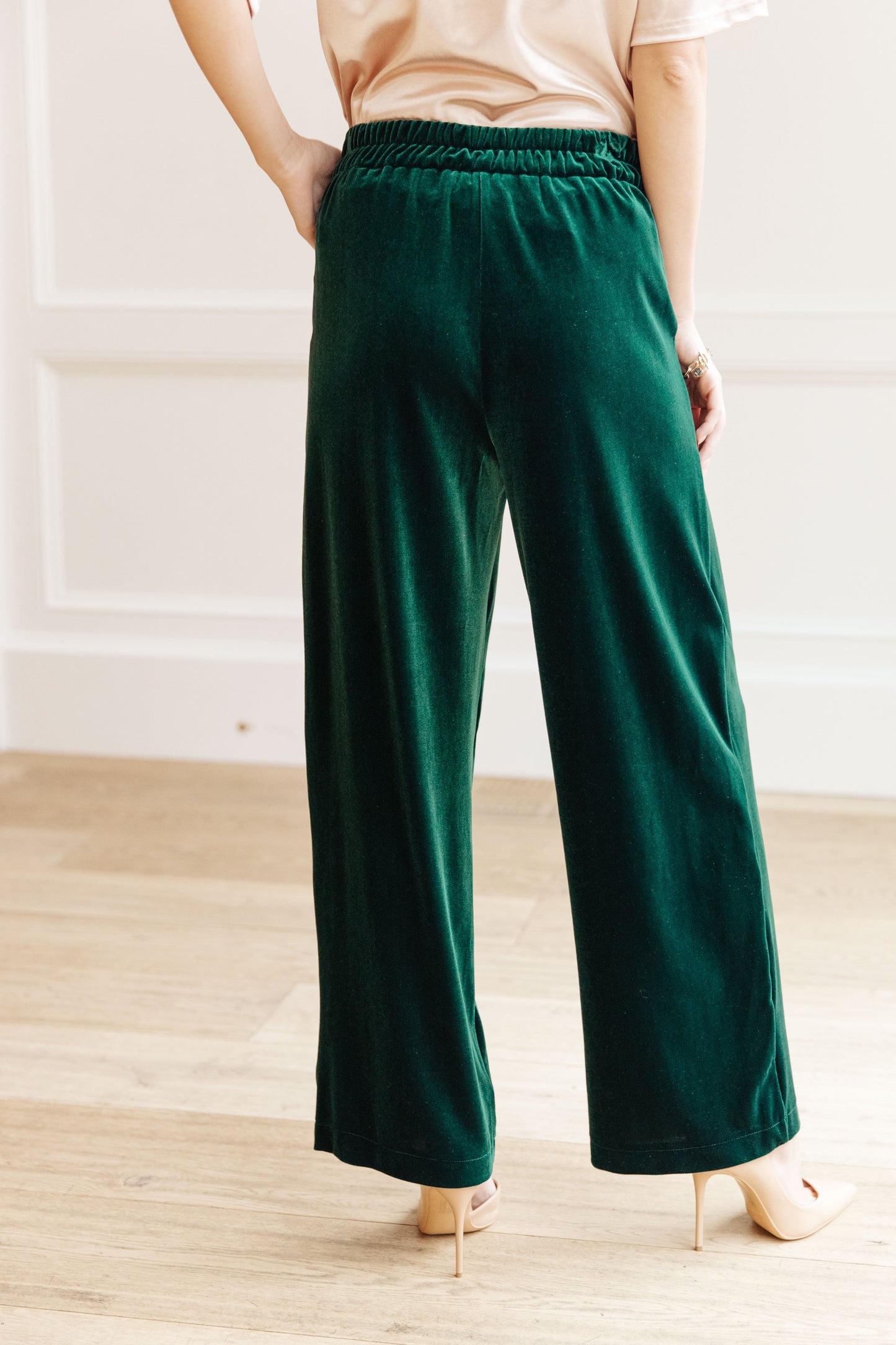 Velvet Elvis Wide Leg Velvet Pants - Shop All Around Divas