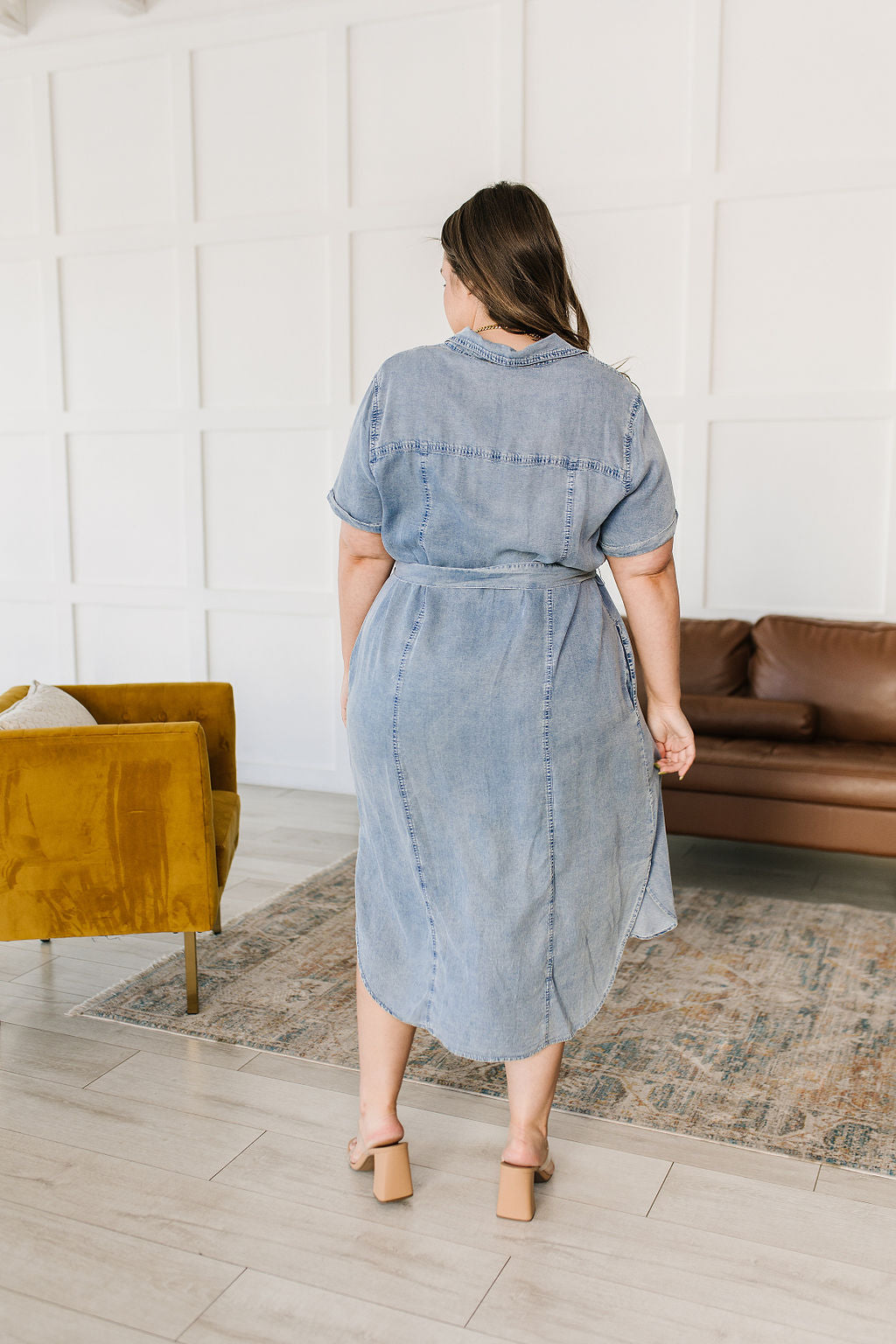 Wait For It Denim Shirtdress - Shop All Around Divas