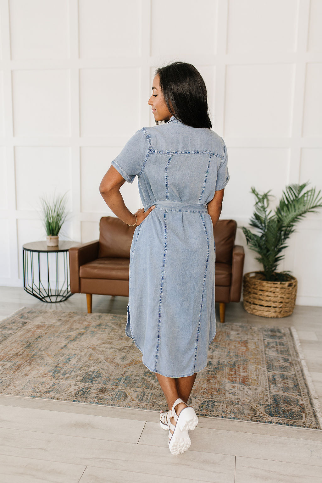 Wait For It Denim Shirtdress - Shop All Around Divas