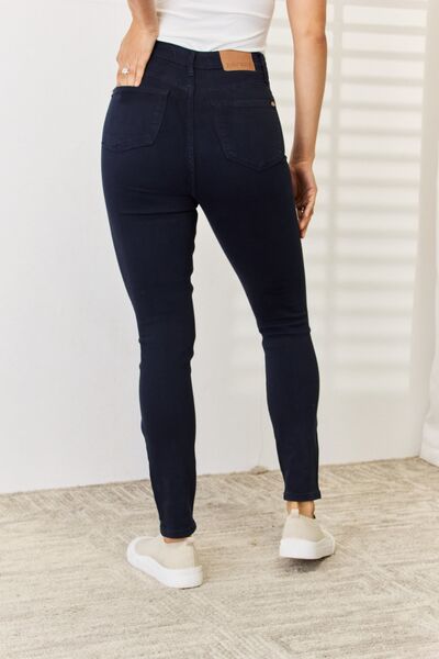 Judy Blue Full Size Garment Dyed Tummy Control Skinny Jeans - Shop All Around Divas