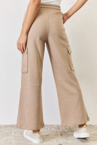 RISEN High Waist Cargo Wide Leg Pants - Shop All Around Divas