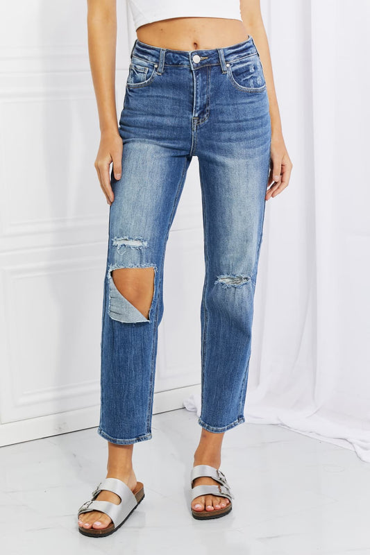 Emily High Rise Relaxed Jeans - Risen - Shop All Around Divas