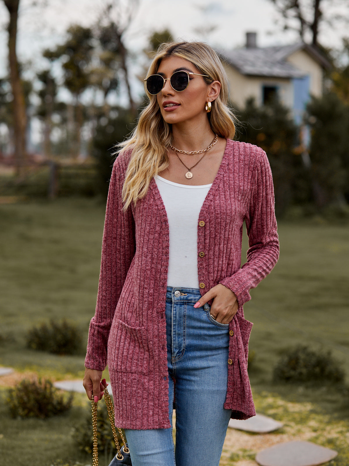 The BEST Ribbed Button-UP Cardigan - 7 Colors - Shop All Around Divas