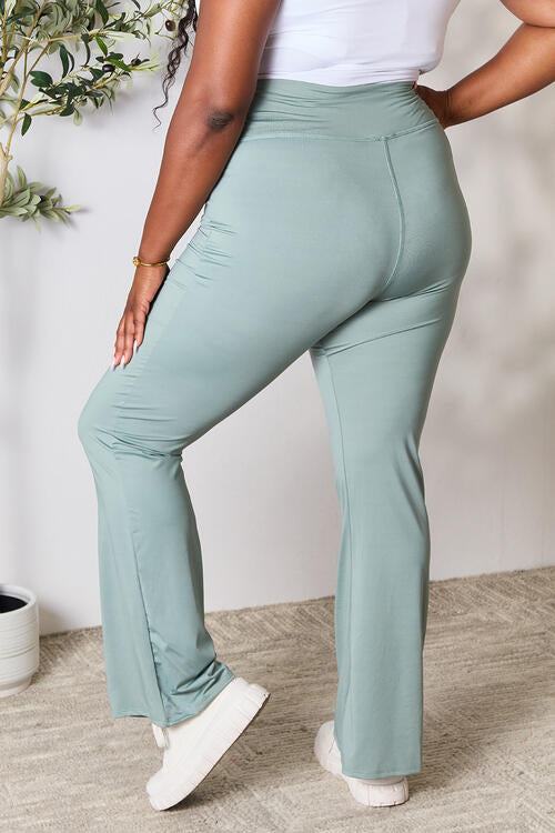 Heimish Full Size Wide Waistband Sports Pants - Shop All Around Divas