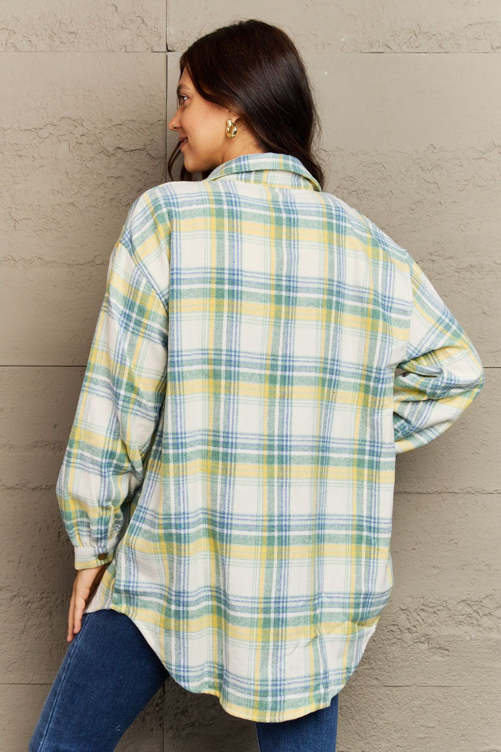 Katrina Plaid Shacket Jacket - 8 Colors - Shop All Around Divas