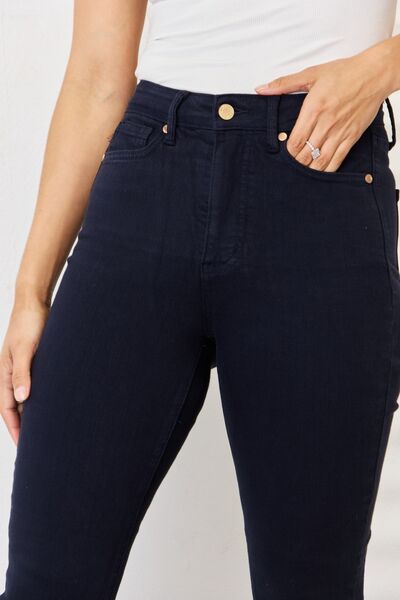 Judy Blue Full Size Garment Dyed Tummy Control Skinny Jeans - Shop All Around Divas