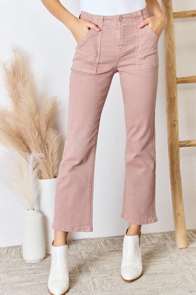 RISEN Full Size High Rise Ankle Flare Jeans - Shop All Around Divas