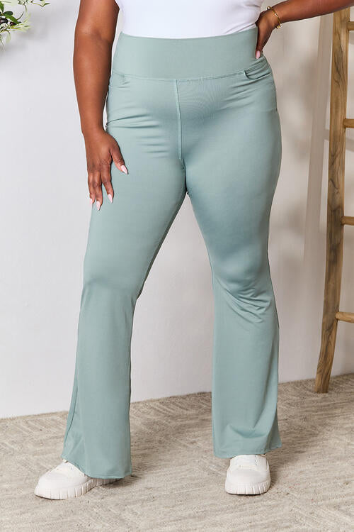 Heimish Full Size Wide Waistband Sports Pants - Shop All Around Divas