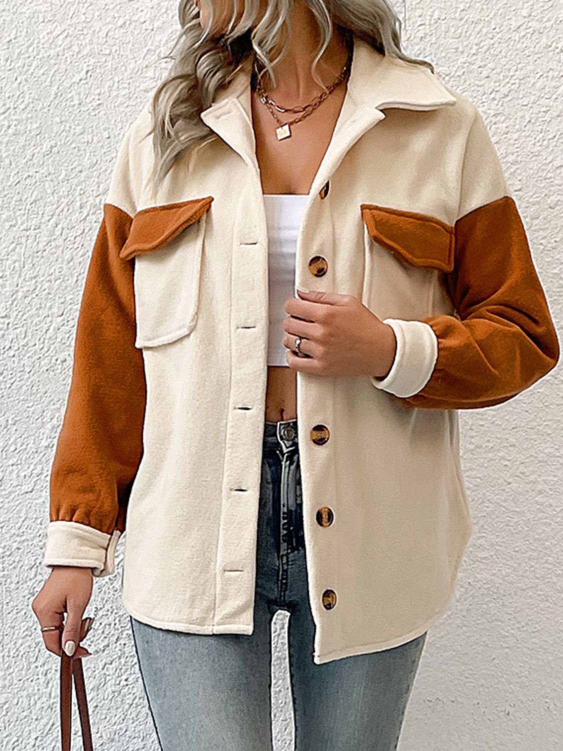 Happy Comfort Button-Up Jacket - Shop All Around Divas