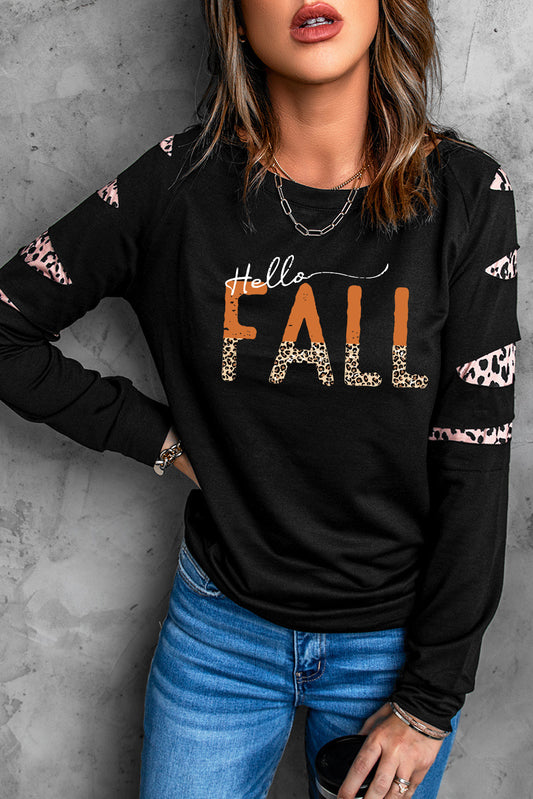 HELLO FALL Graphic Sweatshirt