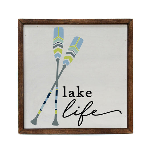 Lake Life Sign Driftless Studios