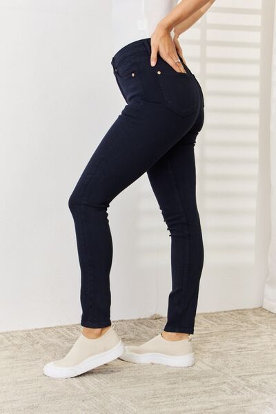 Judy Blue Full Size Garment Dyed Tummy Control Skinny Jeans - Shop All Around Divas