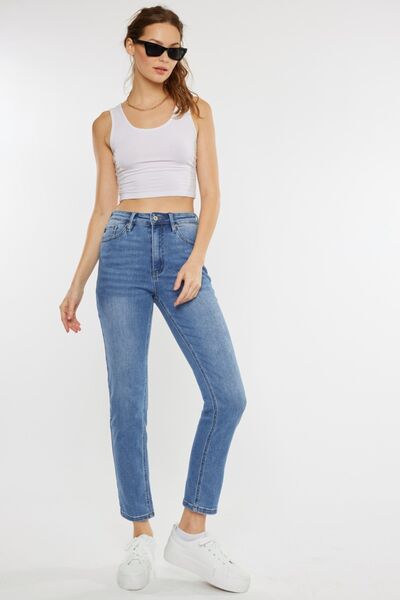 Kancan Full Size Cat's Whiskers High Waist Jeans - Shop All Around Divas