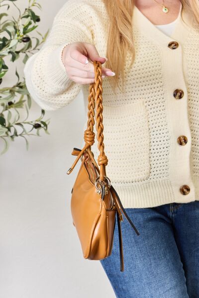 SHOMICO Braided Strap Shoulder Bag - Shop All Around Divas