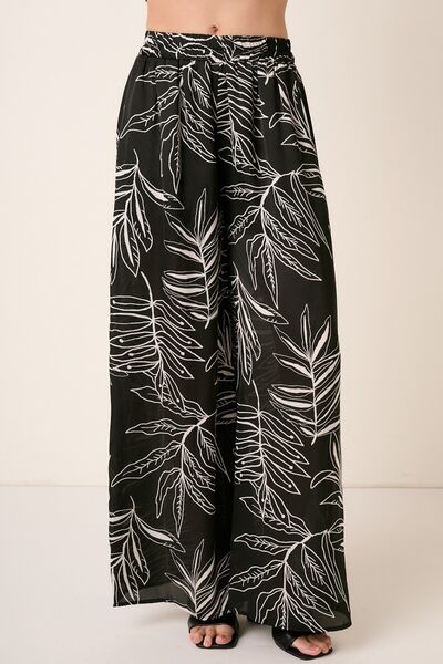 Mittoshop Printed Wide Leg Pants - Shop All Around Divas