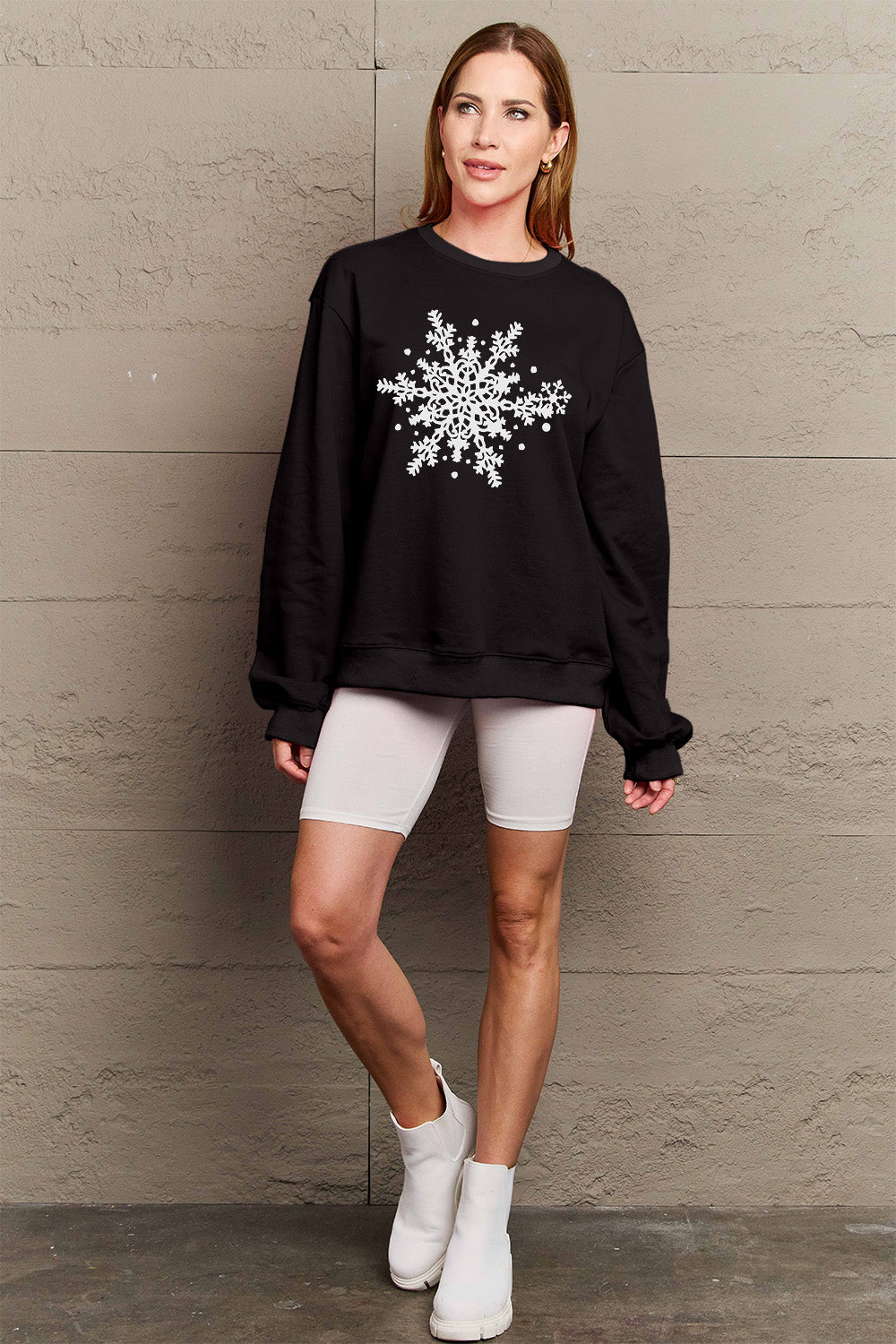Snowflake Graphic Sweatshirt - 5 colors