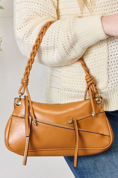 SHOMICO Braided Strap Shoulder Bag - Shop All Around Divas