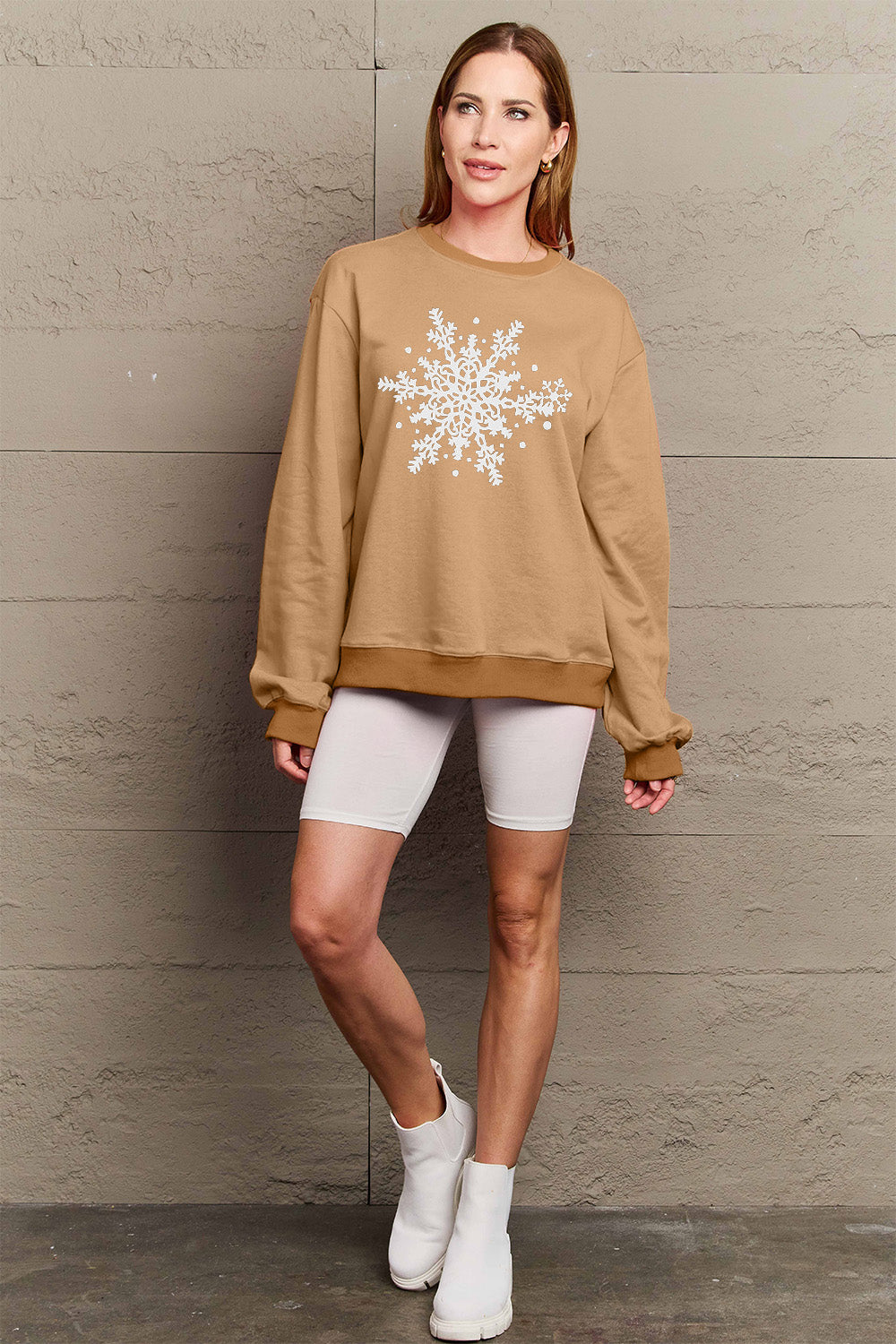 Snowflake Graphic Sweatshirt - 5 colors