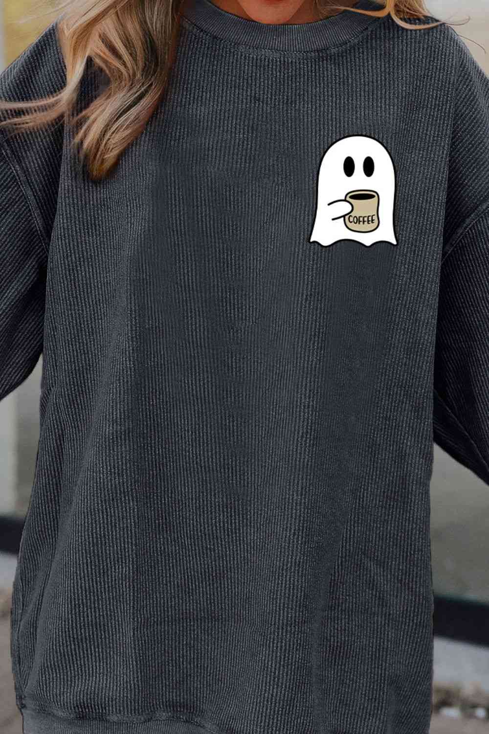 Ghost Graphic Sweatshirt - Shop All Around Divas