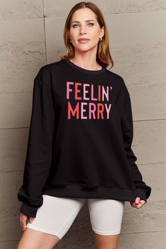 Feelin Merry Sweatshirt - 4 Colors