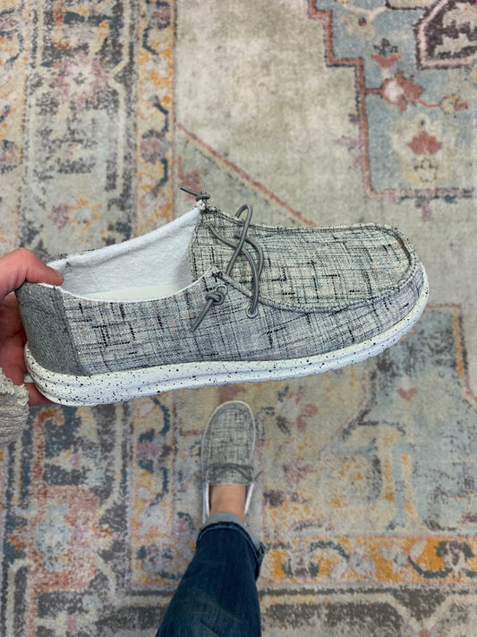 Cassandra Shoe - Grey - Shop All Around Divas